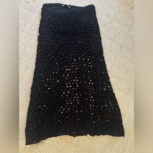 Pull & Bear Crochet Maxi skirt